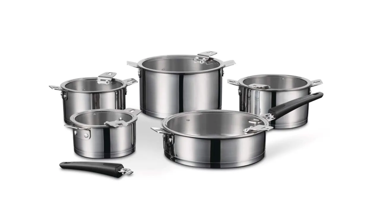 *NEW* 14-pc Heritage The Rock Non-Stick T-Lock Cookware Set image indicator(5)