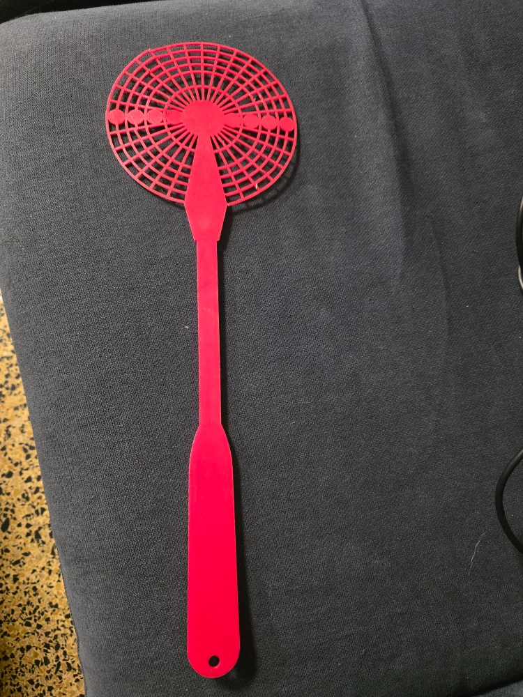 Red Plastic Fly Swatter #freecycle thumbnail