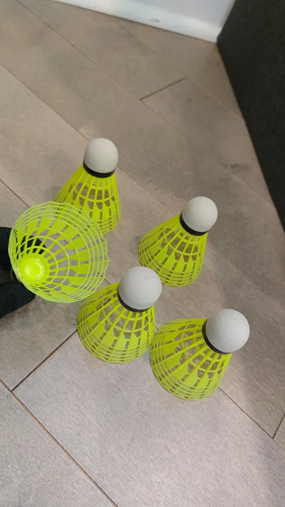 Yellow Badminton Shuttlecocks thumbnail