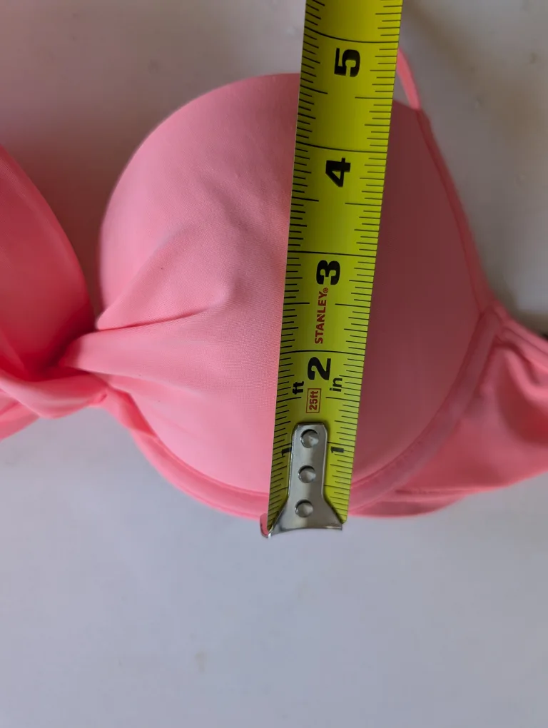 Matching set peach pink bikini 🩷🍑 image indicator(6)