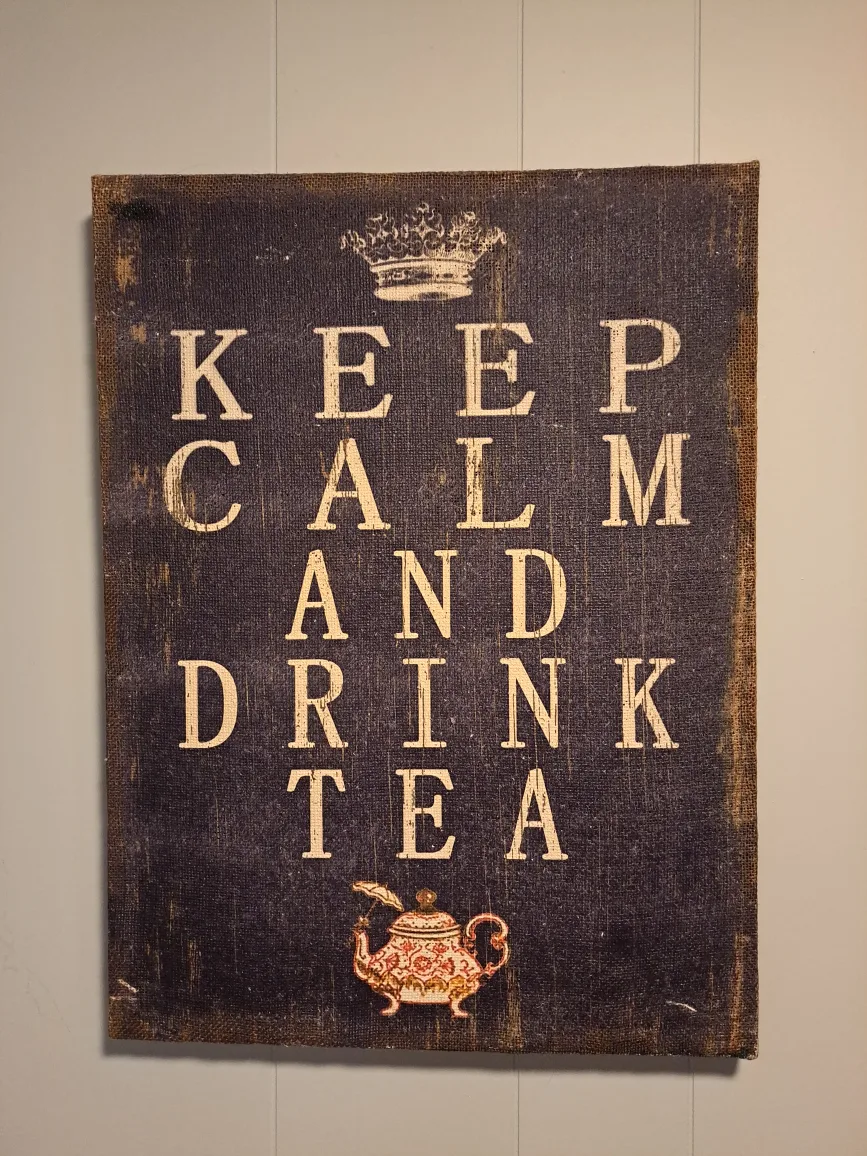 Keep Calm and Drink Tea Wall Art thumbnail