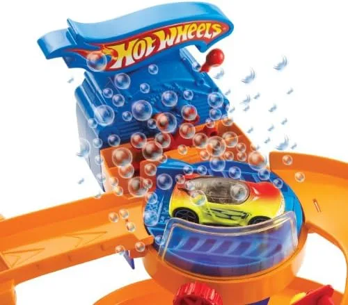 Hot Wheels Color Shifters Bubble-Matic Car Wash Playset image indicator(3)