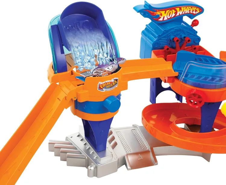 Hot Wheels Color Shifters Bubble-Matic Car Wash Playset image indicator(5)