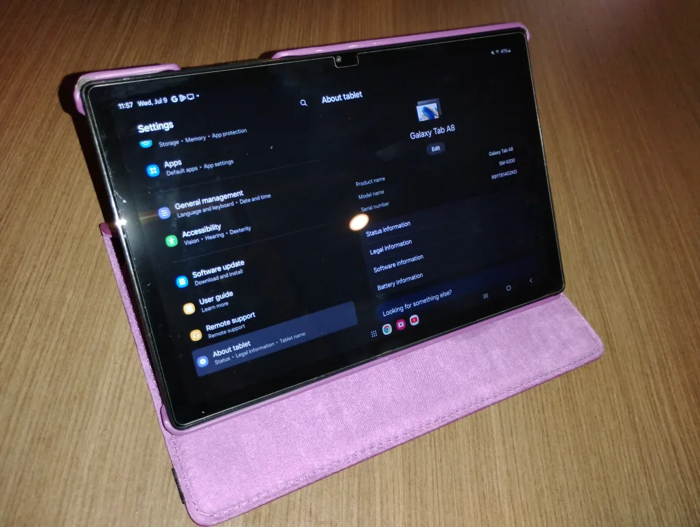 Samsung Galaxy Tab A8 image indicator(3)
