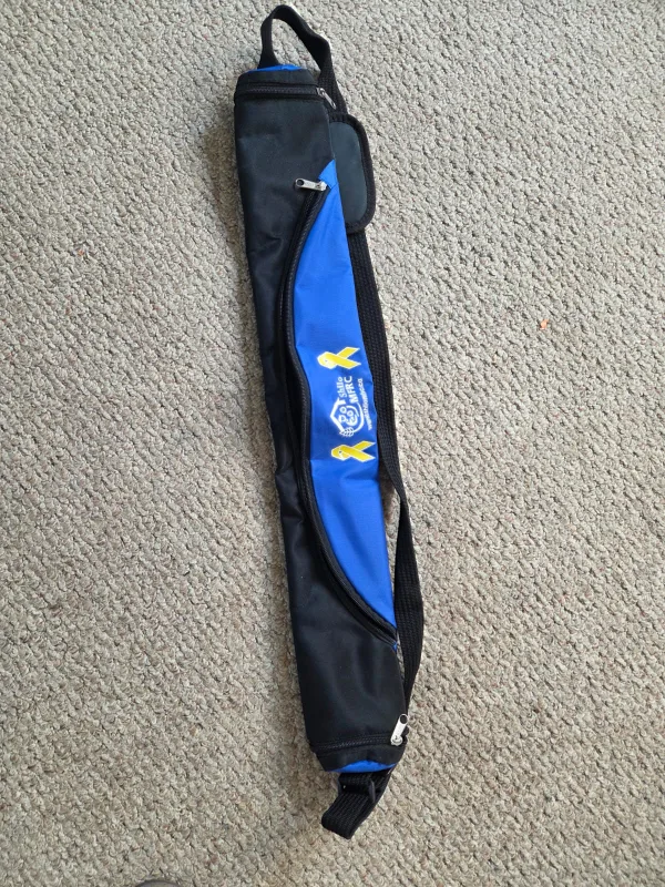 Bag for Sticks or Poles - Black and Blue thumbnail