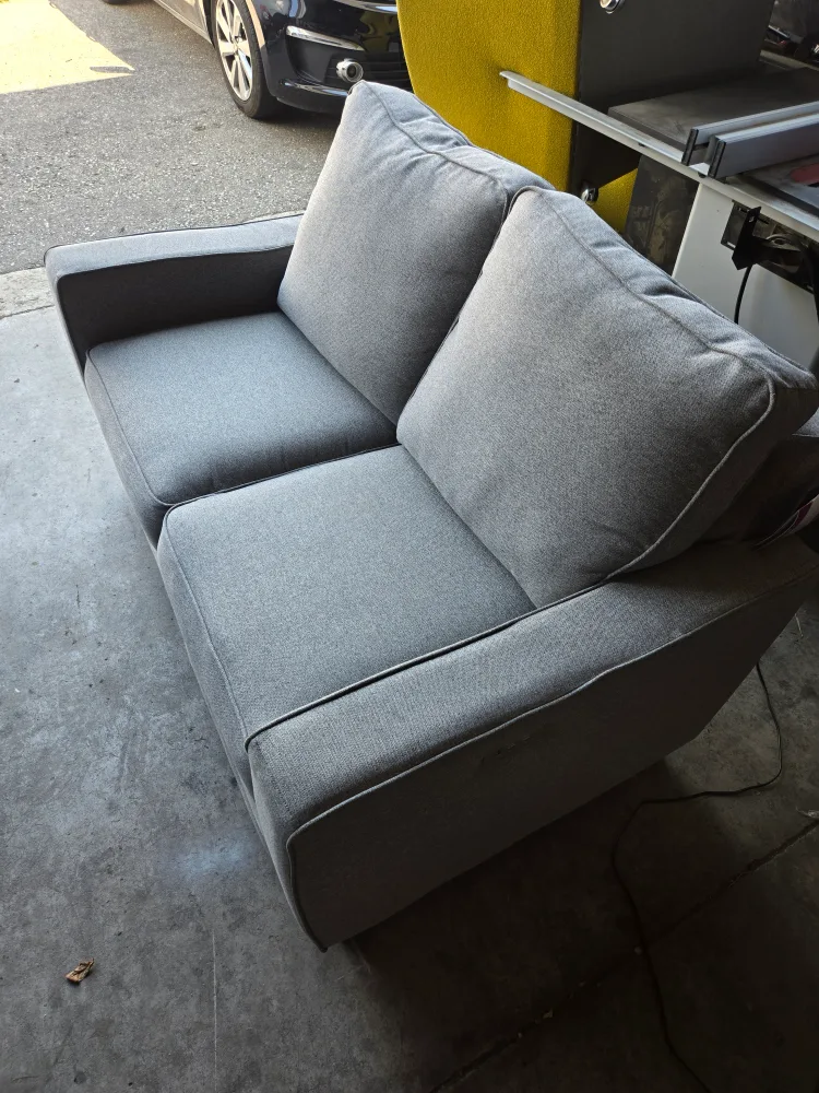 La-Z-Boy Duo Loveseat Recliner - Grey thumbnail