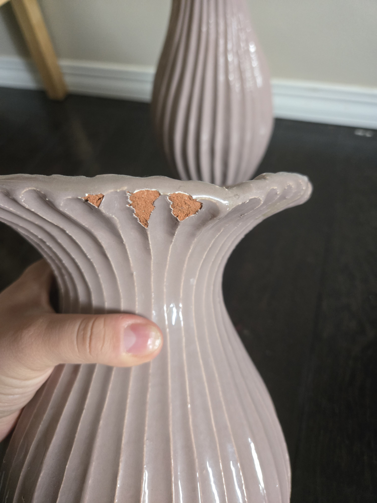 Set of 2 Vases - Taupe Colour - photo 3