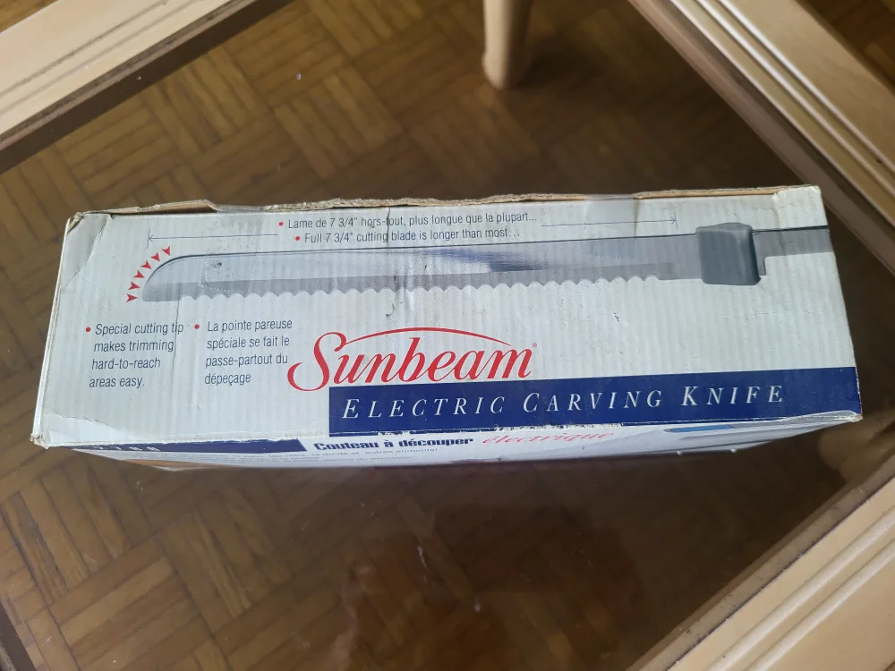 Sunbeam Electric Carving Knife - New in Box image indicator(2)
