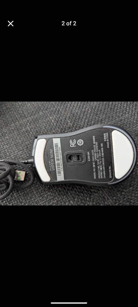 Razer Viper Mini Gaming Mouse - photo 2
