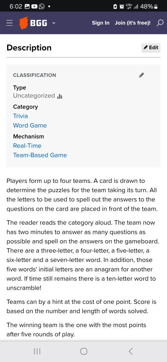 Jumble Plus Board Game image indicator(7)