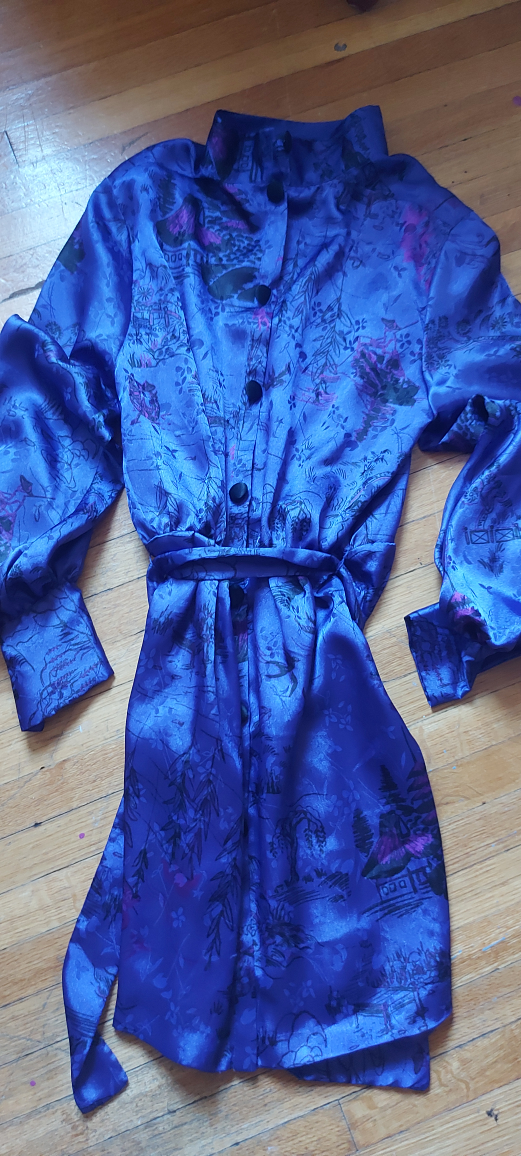 Zara Blue Floral Dress - Size Small - photo 2