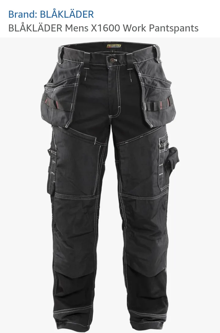 Blaklader Mens X1600 Work Pants thumbnail