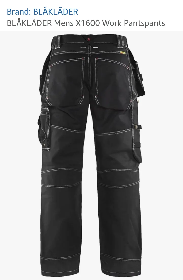 Blaklader Mens X1600 Work Pants image indicator(2)