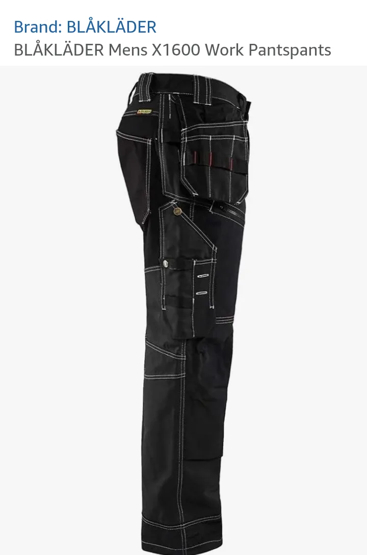 Blaklader Mens X1600 Work Pants image indicator(4)
