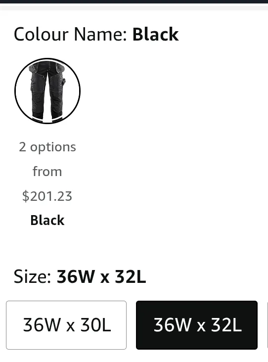 Blaklader Mens X1600 Work Pants image indicator(6)