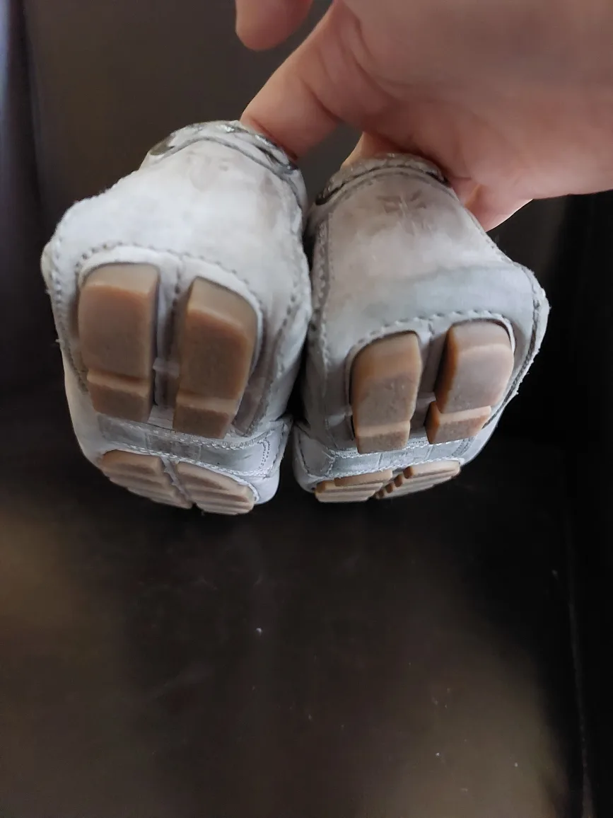 Frye Reagan Size 7 M Leather Braided Lace Moccasin Flats image indicator(4)