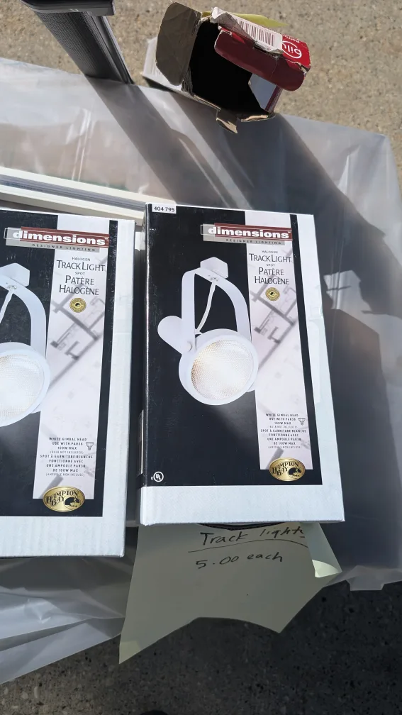 Hampton Bay Dimensions Track Lights - $5 each thumbnail
