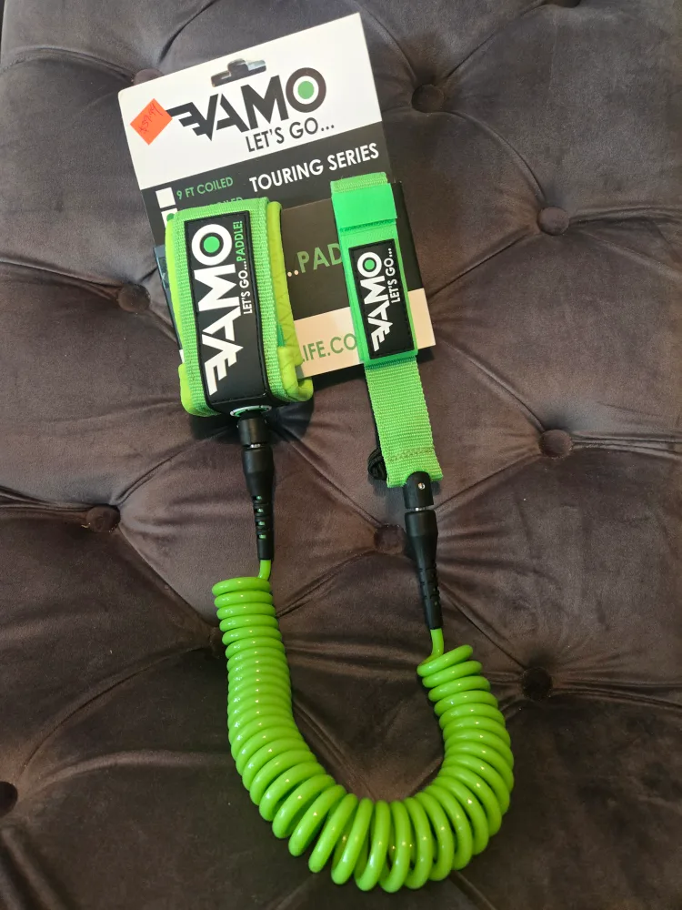 Vamo 10ft Coiled Paddleboard Leash - New thumbnail