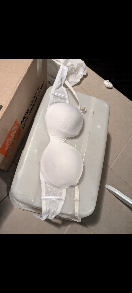 Lily of France White Bra - Size 36C