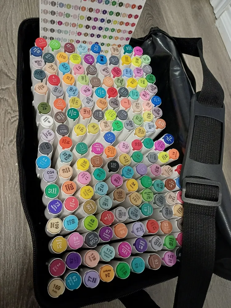 Chen Rui Art Markers - 168 Colours image indicator(2)