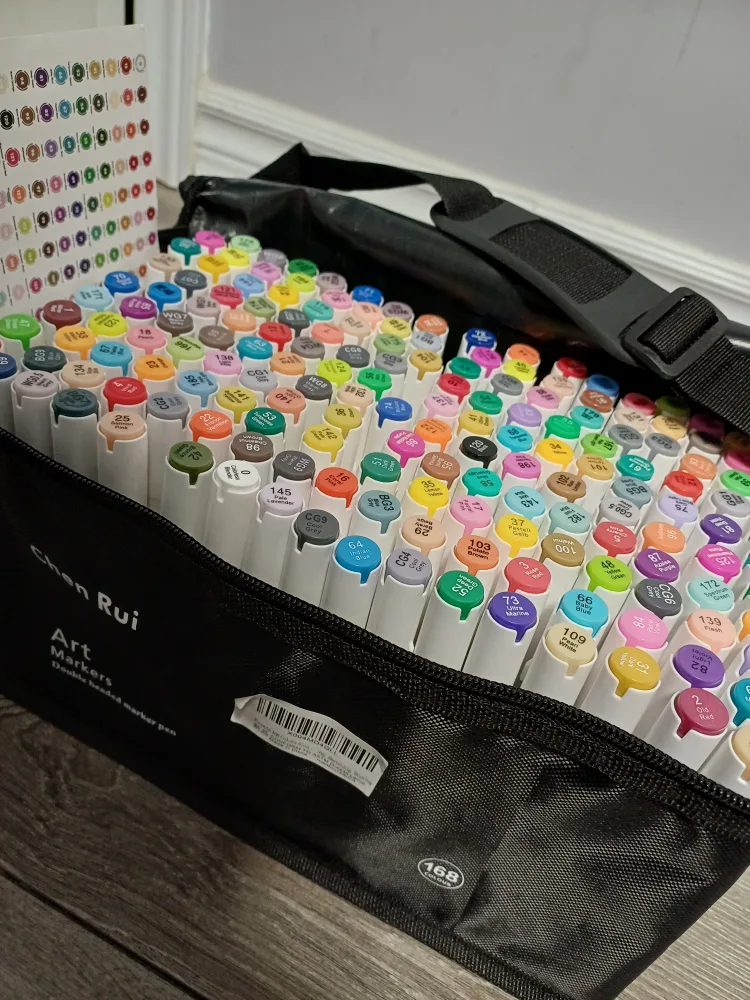 Chen Rui Art Markers - 168 Colours image indicator(3)
