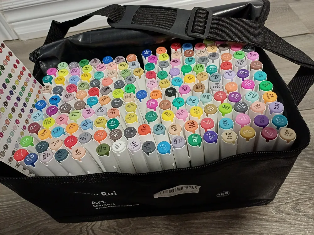 Chen Rui Art Markers - 168 Colours image indicator(4)