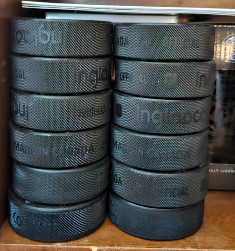 Toronto vs Detroit official warm-up up puck. - photo 3