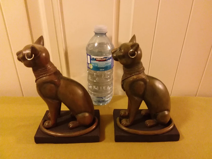 ➡️ Pair of Egyptian Sphinx Statues 😼😼 - photo 3