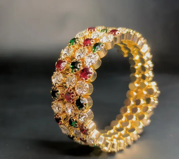 Gold Tone Bangle Bracelet thumbnail