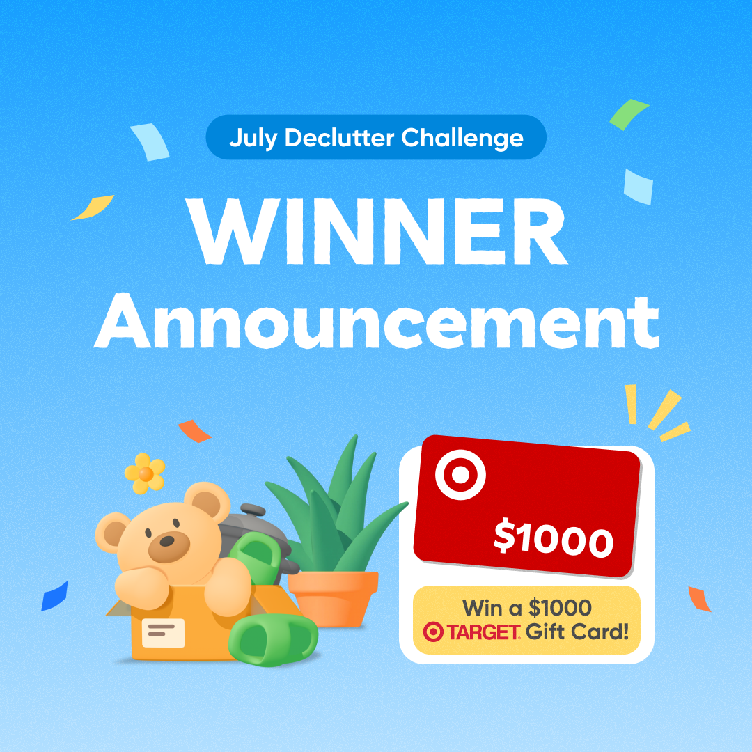 July Declutter - Winner Announcement 🥇
