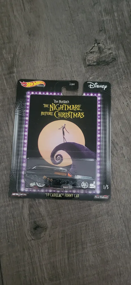 Hot Wheels Nightmare Before Christmas '59 Cadillac thumbnail