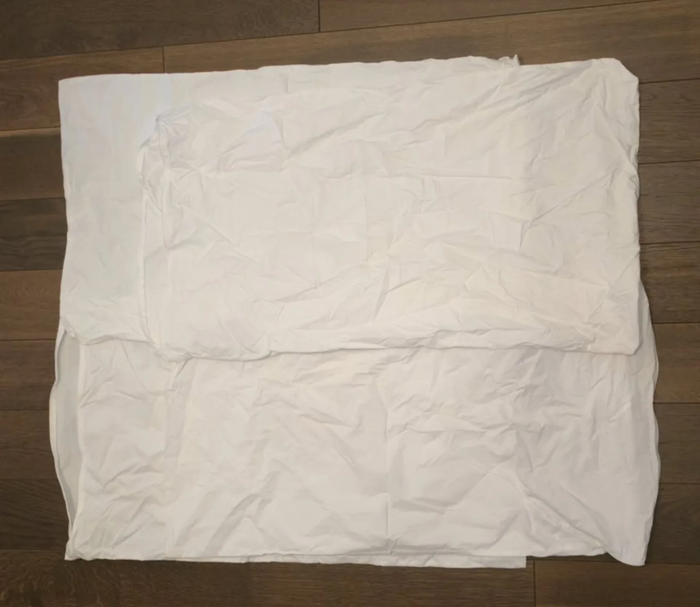 4 King Size Dust Mite-Proof Pillow Covers – White, Like New thumbnail