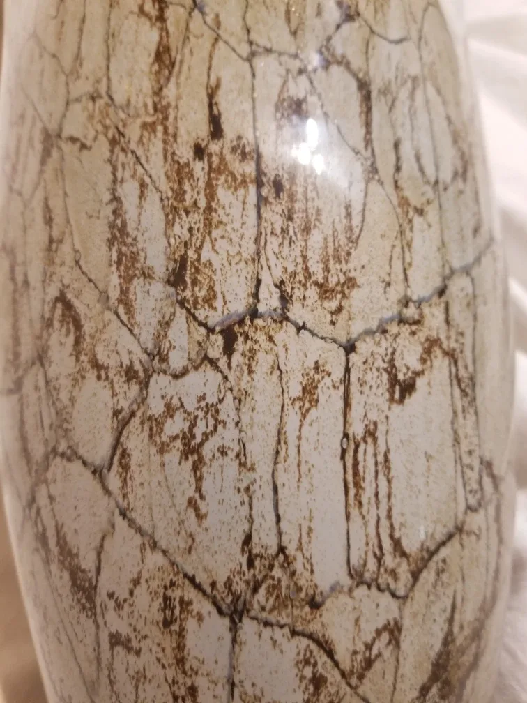 Decorative Beige and Brown Vase image indicator(9)