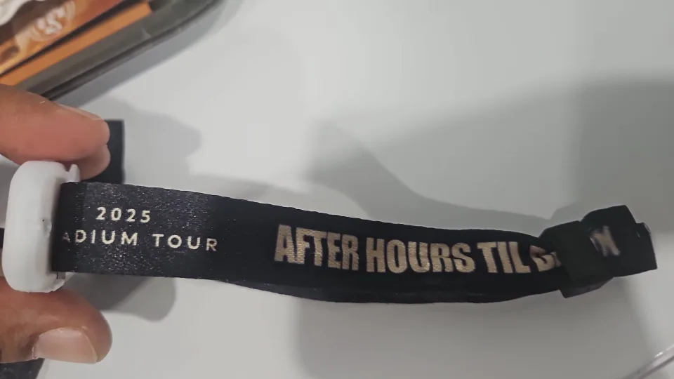 The Weeknd After Hours Til Dawn Tour Wristband thumbnail