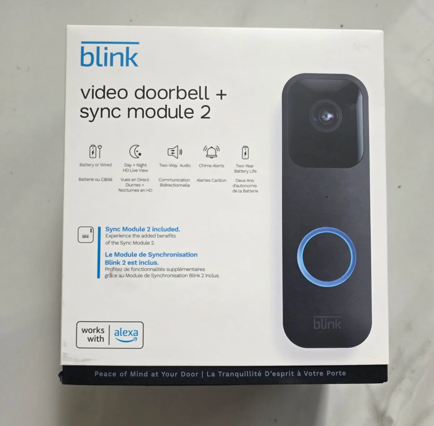 Blink Video Doorbell + Sync Module 2 thumbnail