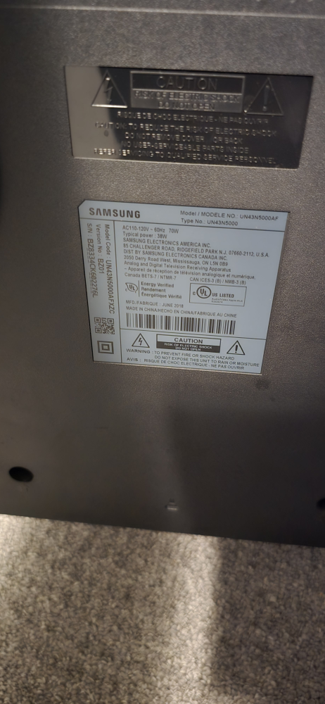 Samsung UN43N5000AF 43" TV - photo 2