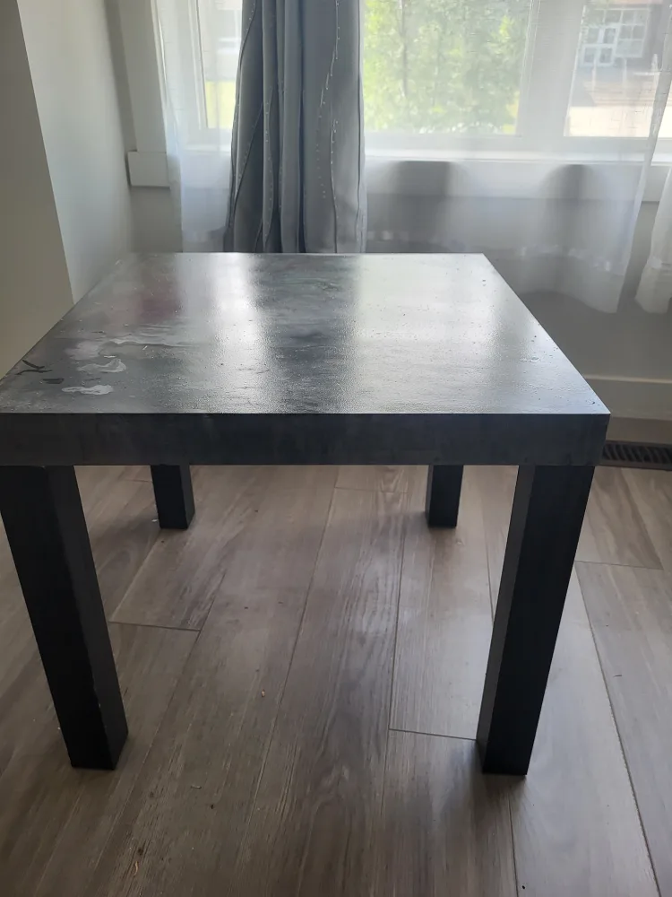 Unique Painted Art Side Table thumbnail