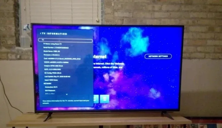 Vizio 58" TV With Soundbar and Wireless Subwoofer thumbnail