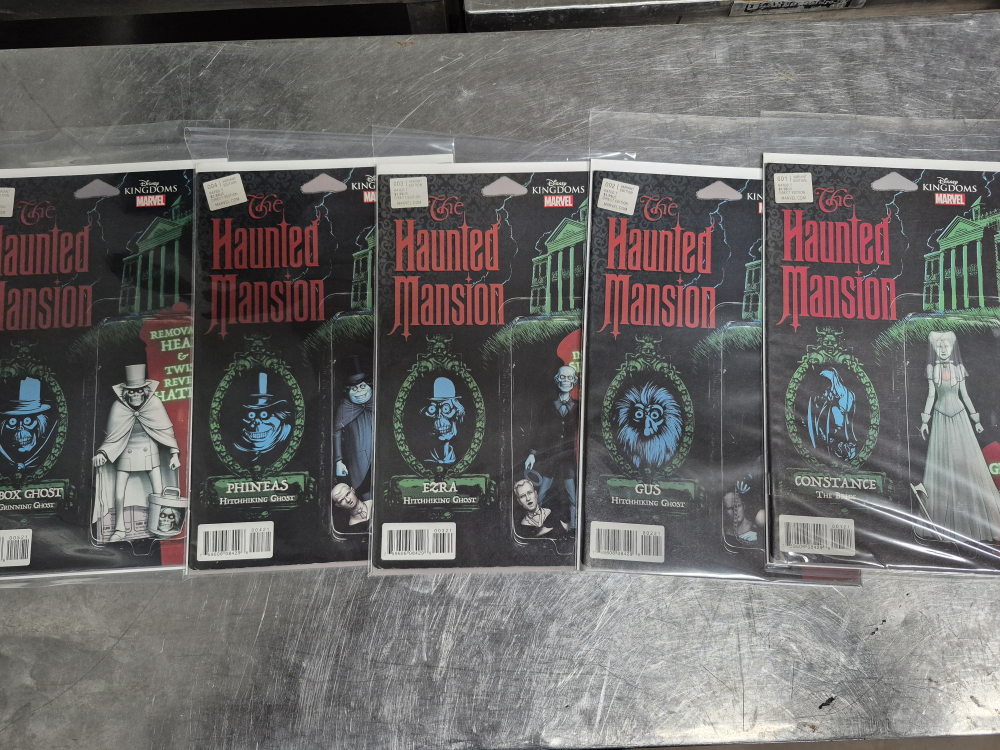 Disney Haunted Mansion Marvel Comic Books