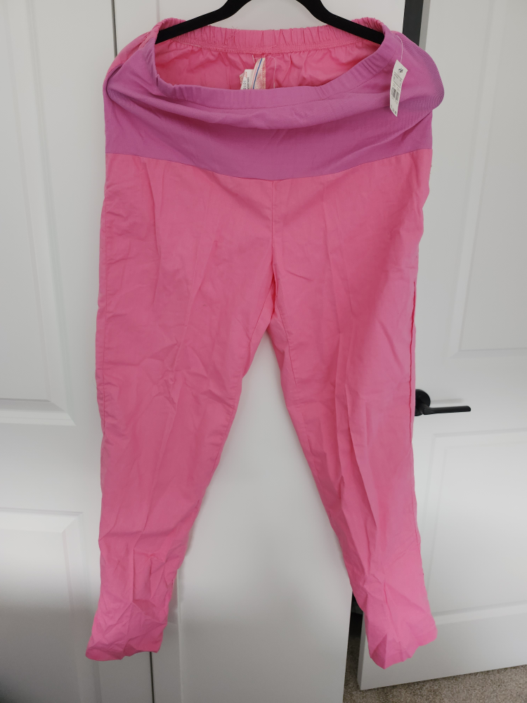 Vintage Pink and Green Maternity Pants - Size 8 and 10 - photo 5