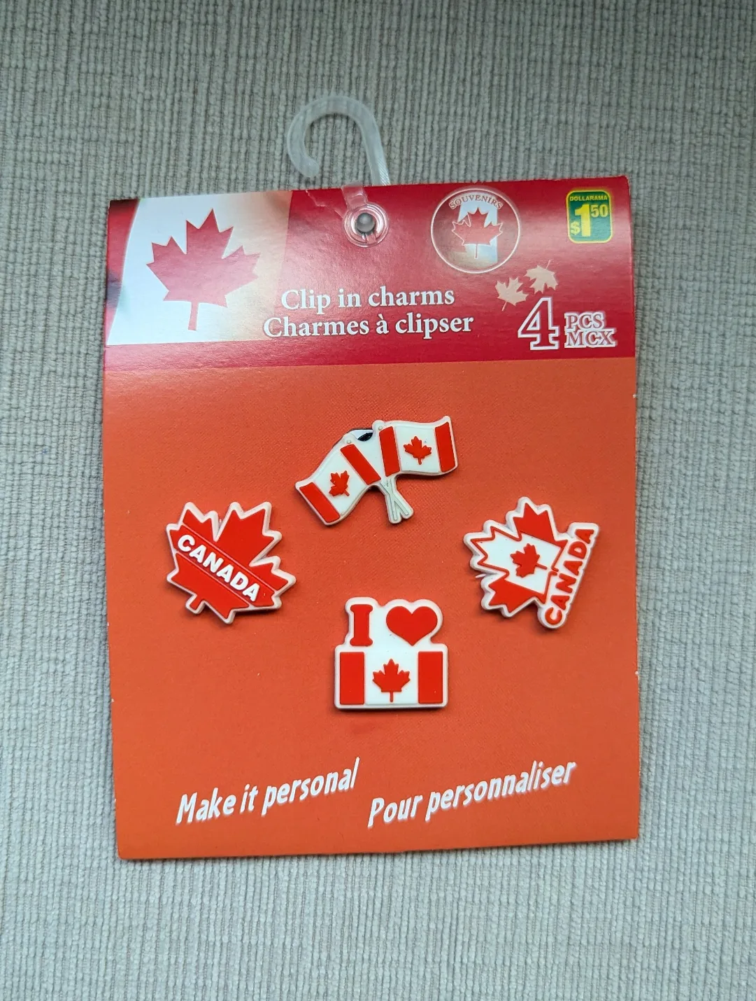Brand New Clip in Charms - Canada Souvenirs thumbnail
