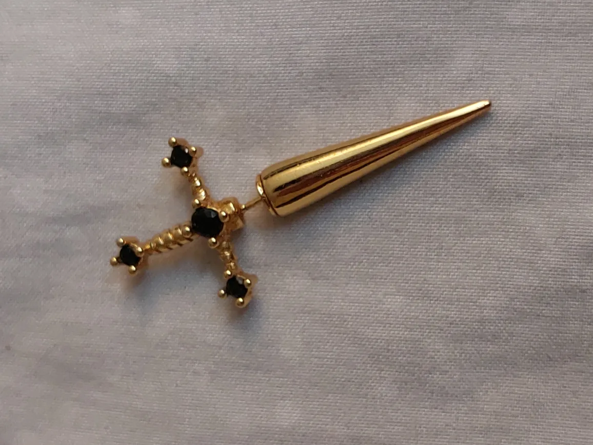 Goth Sword Earring thumbnail