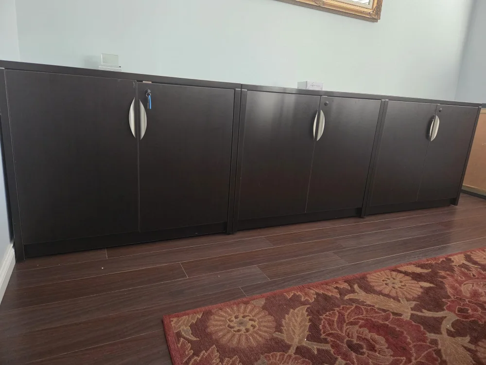 Dark Brown Cabinet Set thumbnail
