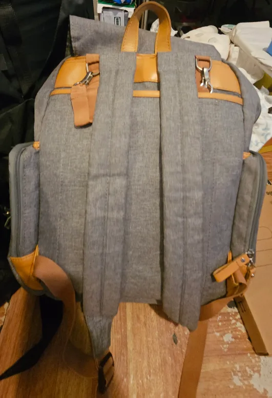 TWELVElittle Diaper Backpack Heather Grey image indicator(2)