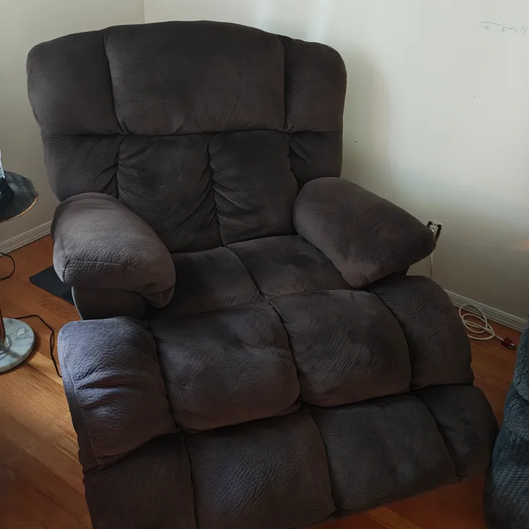 Brown Fabric Recliner Chair thumbnail