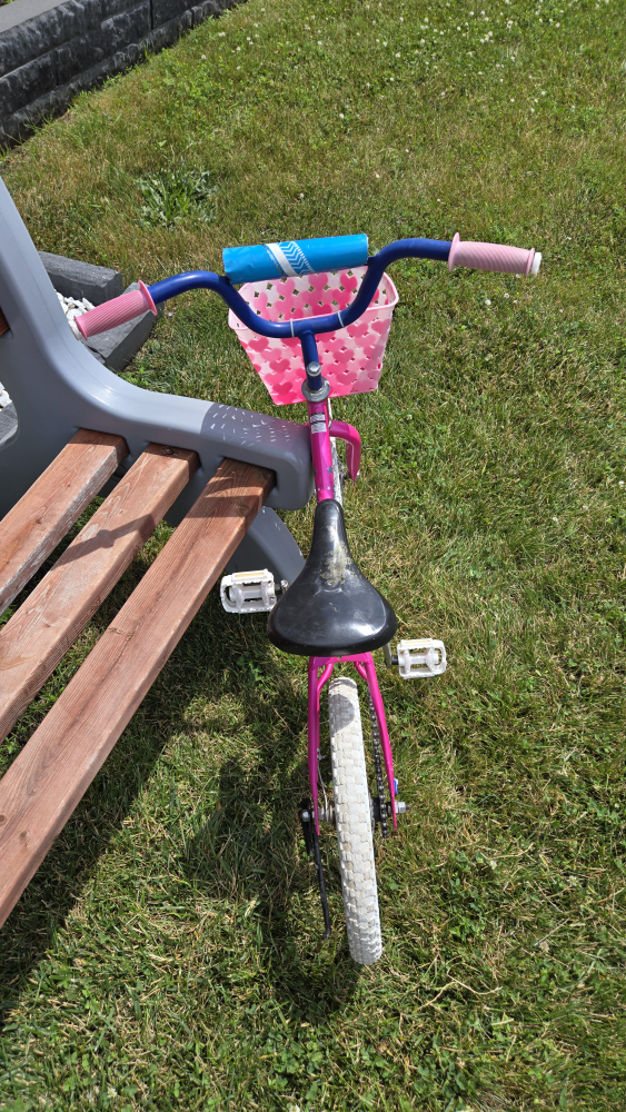 Avigo Girl's Pink Bike with Basket - size 14 - photo 4