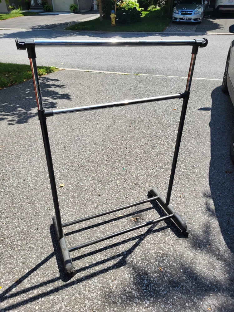 Adjustable Garment Rack - Black thumbnail