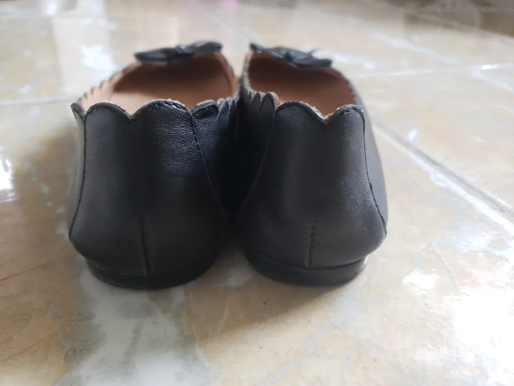 Banana Republic Black Leather Flats 🇨🇦 image indicator(4)
