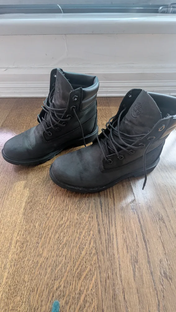 Timberland Black Boots - Women's Size 7.5 thumbnail
