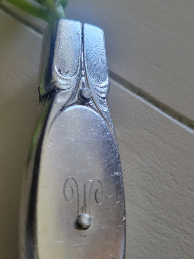 1900s Vintage Sterling Silver Vase Brooch.  lapel pin.  weddings image indicator(5)